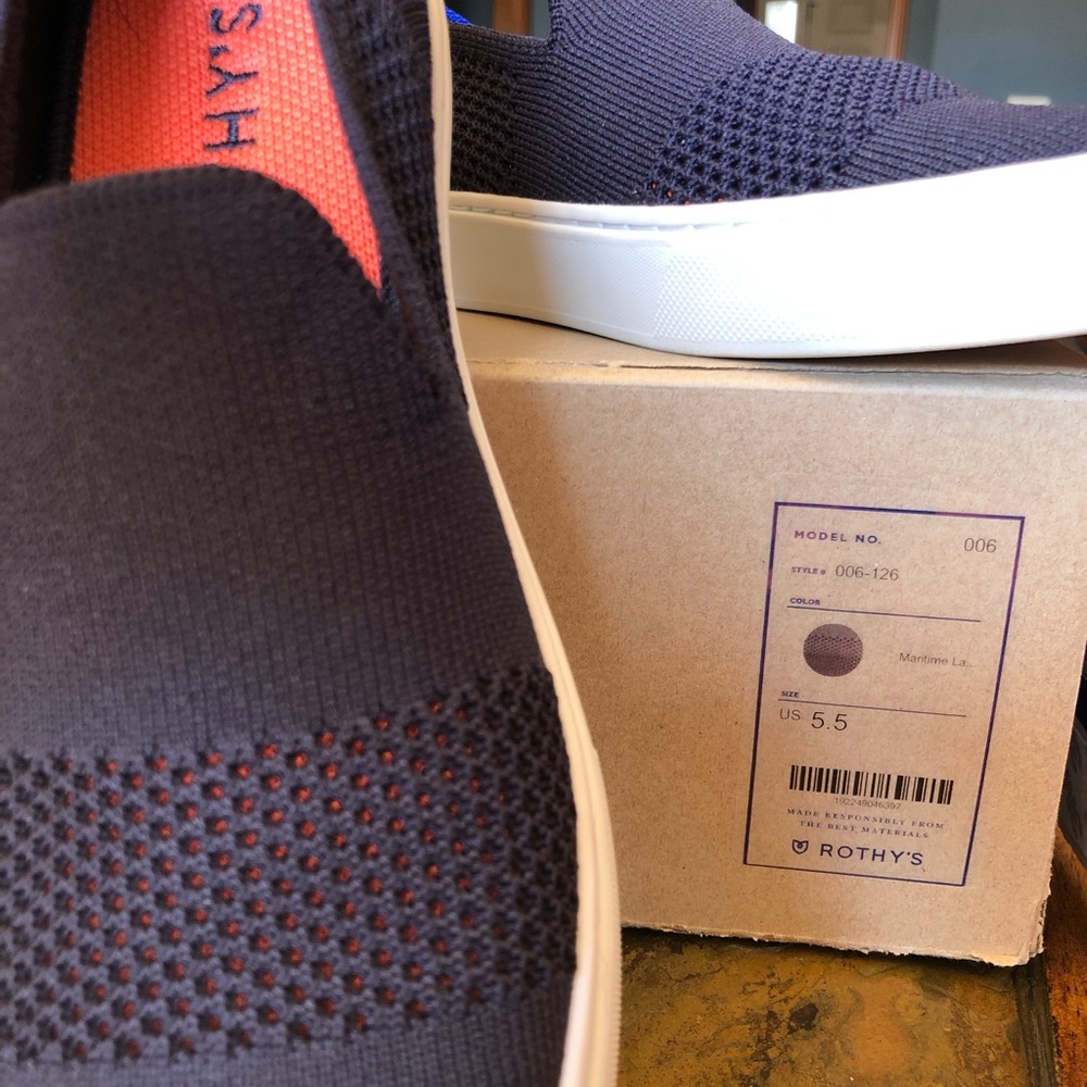 NEW Rothys Maritime Lattice Stitch sneaks!